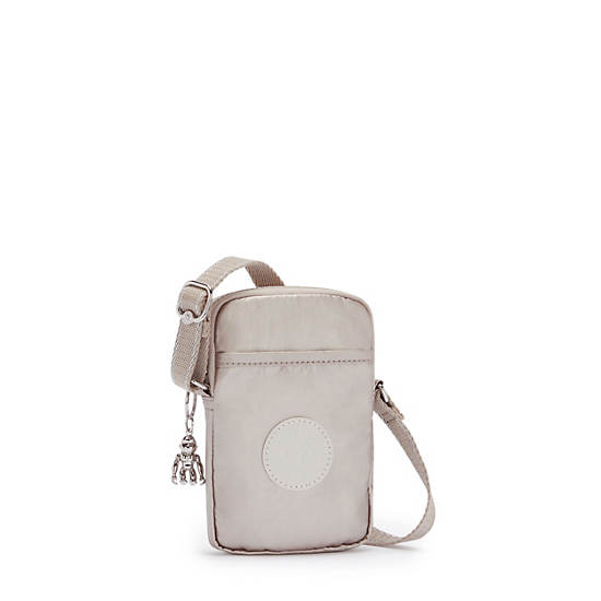 Kipling Tally Metallic Crossbody Telefon Çantası Bej Rengi | TR 1847VR